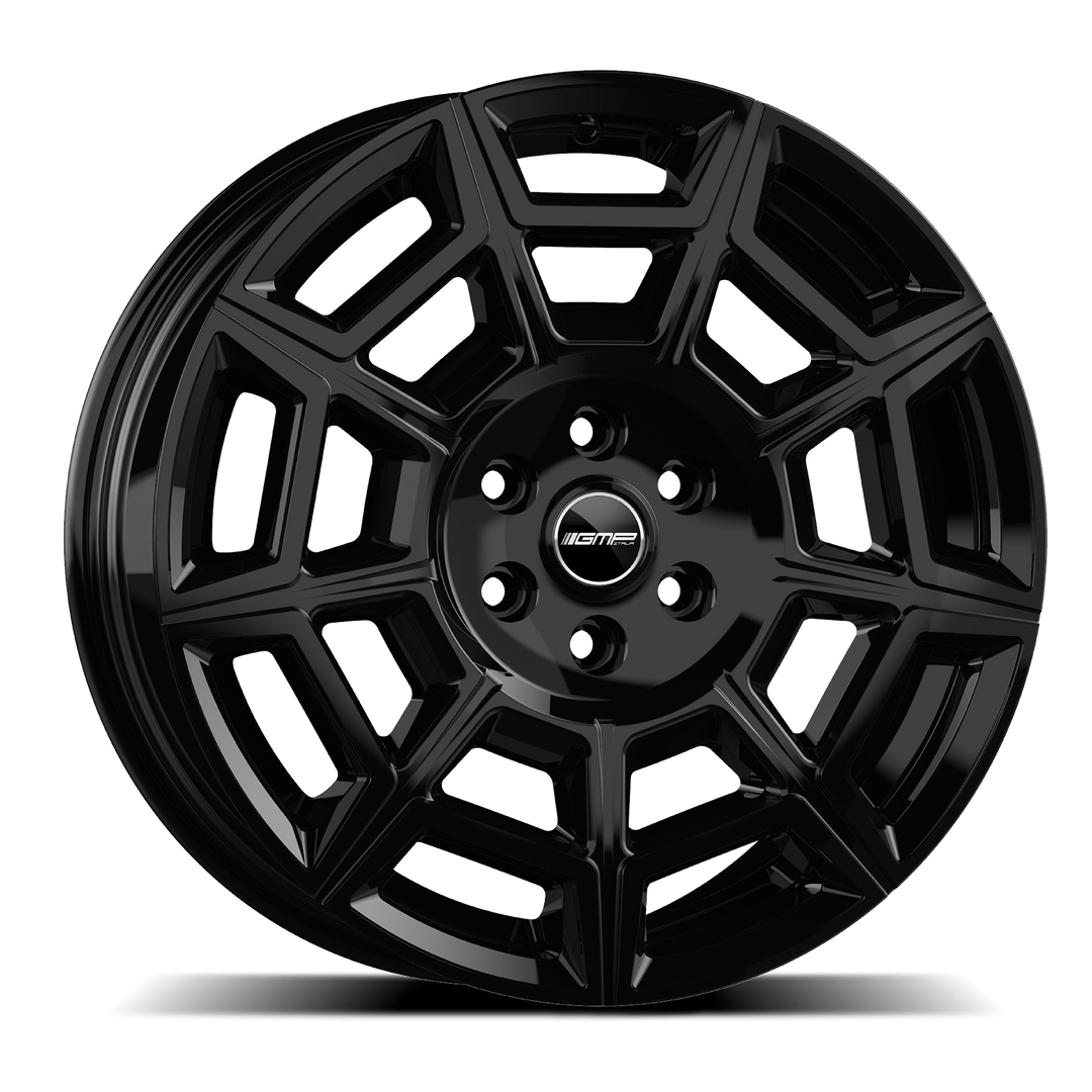 GMP Pervan Alloy Wheel / 7.5x18 / 6x120 / ET50 / Glossy Black / New Transit Custom