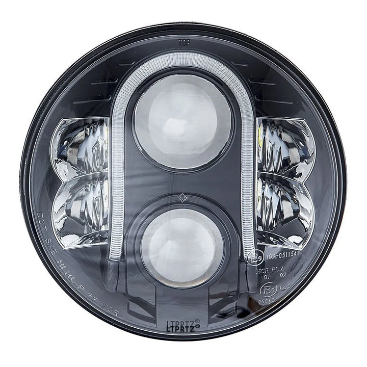 LTPRTZ Classic Defender LED Headlights with DRL Style Marker Lights